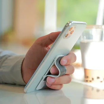 Tālruņa Gredzenu Turētājs iedobes Universālā Tālrunis Saķere iphone X huawei Bezvadu Lādētāju Slinks Stāvēt Modes Atpakaļ Uzlīme