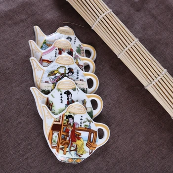Tējkannas Formas Dizaina Vidēja Lieluma Keramikas Ledusskapja Magnēts, Tāfeles, baltās Tāfeles Ķīnas Kultūru, Amatniecību Piezīmes Izmantot Bērniem Izglītība 7532