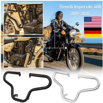 Tērauda Šosejas Motora Aizsargs Buferi Crash Cage Bāri Rāmja Aizsargi Benelli Imperiale 400 2019 2020 Motociklu Aksesuāri MUMS