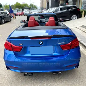 UBUYUWANT Šķiedras Aizmugurējais Bagāžnieka Spoilers Automašīnas Astes Spārnu dekoratīvās Apdares 2013 -2019 BMW F33 420i 425i 428i M4 Stils