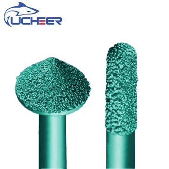 UCHEER 1gb 3D Cietlodēšanai un metināšanai, akmens gravēšana biti marmora griešanai darbarīki CNC router biti akmens frēzēšanas par granīta 10261