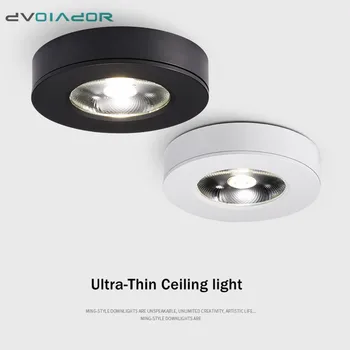 Ultra plānas 3Color Virsmas Mount LED Griestu Leju Gaismas 5W 7W 10 W, 15 W, lai Dzīvojamā Istaba Guļamistaba Virtuves AC 220V Spot gaismas lampas