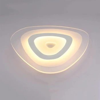 Ultra-plānas Trīsstūris led Griestu lampas modernās akrila Griestu lampas led lamparas de techo akrila Griestu lampas, gaismas ķermeņi,