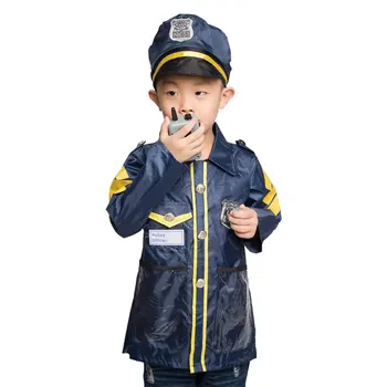 Umorden Bērniem, Bērnu policists, Policists, Policists, Kostīmu Cosplay Bērnudārza Lomu spēles Mājas Komplekts Komplekts Zēniem Halloween Saģērbt