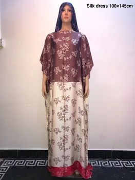 Unikālas modes veida Multicolor Zīda sieviešu maix kleita Izmērs 145cm garums x platums 100cm Malaysai sievietes gara kleita Āfrikas kleita