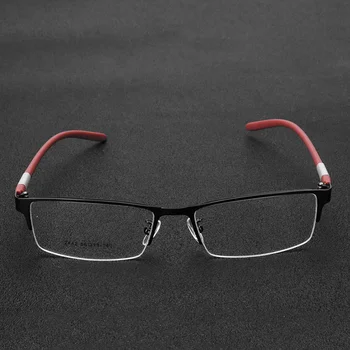 Unisex Modi Sievietēm, Vīriešiem Puse Bez Apmales Metāla Brilles Rāmis Tuvredzība, Brilles, Optikas Briļļu Pusi Loka Viltus Brilles Rāmis Jauns