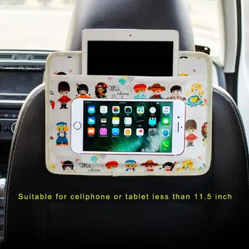 Universāls Auto Pagalvi Tālrunis Mount Maisu Turētājs Bērniem Aizmugurējais Sēdeklis Tablet Stand Samsung Xiaomi 3-11.5 Collu Tabletes Tālruni 4158