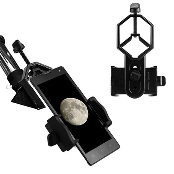 Universāls Mobilā Telefona Adapteri Mount Monokulāri Mikroskopu Piederumi Pielāgot Teleskopu Mobilo Telefonu Klipu Piederumu Turētājs