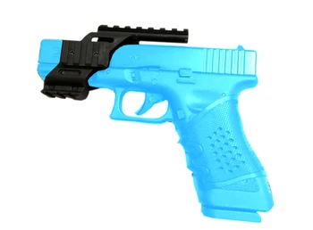 Universālā Taktiskās AEG Pistole Plastmasas Polimēra Bāzes Quad Picatinny Rail Acīs Lāzera apgaismojuma darbības Joma Stiprinājums Glock 17 5.56 1911 14260