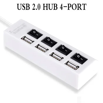 USB 3.0 HUB 2.0 Mobilā Tālruņa Lādētāju, Datora Tīkla Deconcentrator Ligzdas Tips ātrgaitas Paplašināšanas Kartes Lasītājs Slēdzis