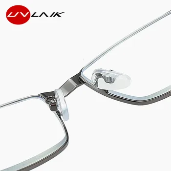UVLAIK Vīriešu Biznesa Lasīšanas Brilles, lai Lasītājs Mens Nerūsējošā Tērauda Presbyopic optiskās Brilles +1.0 1.5 2.0 2.5 3 3.5 4.0 50307