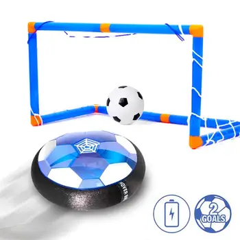 Uzlādējams ar LED Gaismas Mērķis Gaisa Spēku Lidināties Futbola Bumbu Peldošas Rotaļlietas Futbola Iekštelpu Āra Sporta Spēles Bērnu Rotaļlietas