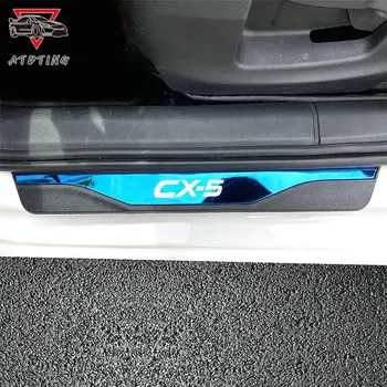 Uzlīmes Priekš Mazda CX-5 CX 5 CX5 Durvis, palodzes Sloksnes Auto Piederumi Auto Pedālis Aizsargi Apdares Segtu 2013 2016 2018 2019 2020