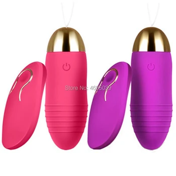 Vaginālās Bumbiņas Bezvadu Tālvadības Vibrējošais Ola Izmantot USB Uzlādi Pieaugušo Seksa Rotaļlietu Veikalu Sievietēm Masturbator Vibrators Kegel Bumbu 8112