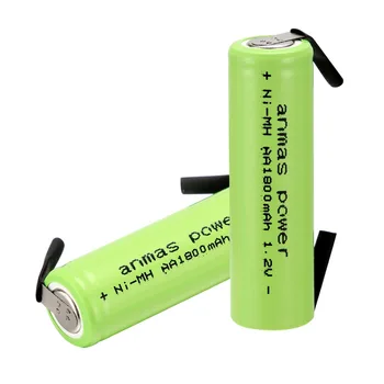 Vairumtirdzniecības 2/8/30 gab 1.2 V 1800mAh AA Ni-MH Akumulators NiMH Uzlādējamo Bateriju, Elektrisko Skuvekļu Skuvekli