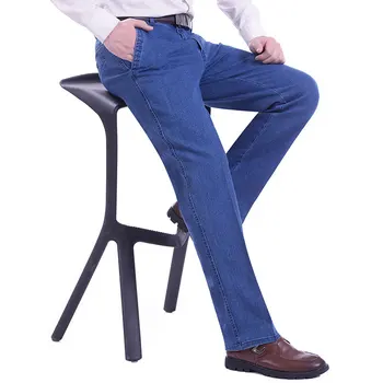 Vairumtirdzniecības 2020. gada Vasaras plānas Gadījuma Veco vīriešu Džinsa taisni zaudēt vecāka gadagājuma stiept augsta vidukļa džinsus un hombre vīriešu plus Izmēru 40