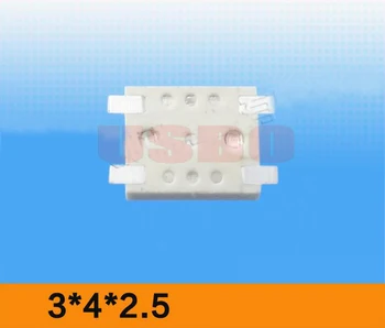Vairumtirdzniecības 50ma 12V DC 3*4*2.5 mm SMD Tact Switch 2 kājām Taustes slēdzis e-cigarete