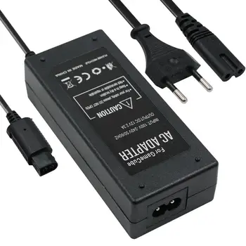 Vairumtirdzniecības ES Plug 100 - 240V AC Adapteris Uzlādēšana Barošanas Nintend par GameCube