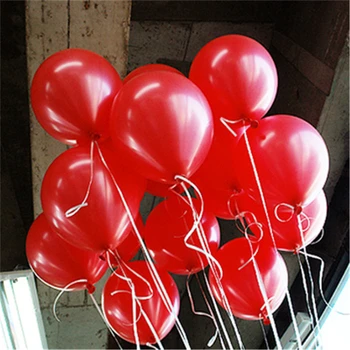 Valentīna Diena Dekoru 30pcs Balts Sarkans Baloniem, Konfeti Komplekts Dzimšanas dienu, Kāzu Dekorācijas, Bērniem, Pieaugušajiem Piederumi