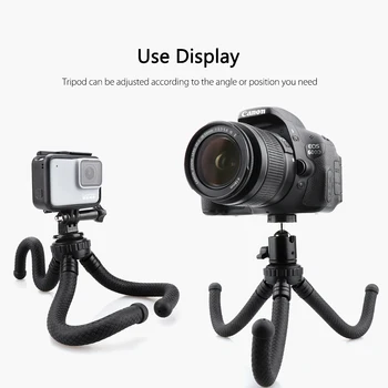 Vamson par GoPro hero 8 7 6 5 Portatīvie Elastīgu Astoņkāji Ceļojuma Mini Mobilā Telefona Statīvs Monopod Selfie Stick DSLR Kameras 39607