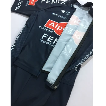 Vasaras 2020. gadam Alpecin FENIX vīriešu īsām piedurknēm pro komandas sacīkšu cycing čempions skinsuit pro gel pad ciclismo jumpsuit tri uzvalks