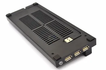 Vertikālais Statīvs ar Dzesēšanas Ventilatoru Bāzi Statīvu, 2 Vēsāks,1 USB un 2 HUB + Kontrolieris Silikona Case For Xbox One S ir Viens Slim Konsole
