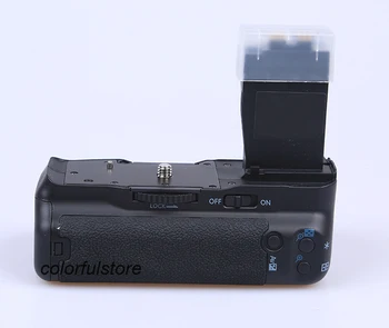 Vertikālā Slēdža Akumulatora Puses Grip Canon EOS 550D 600D 650D 700D Rebel T2i T3i T4i T5i SLR Kamera + INFRASARKANO staru Tālvadības + 2 x LP-E8.