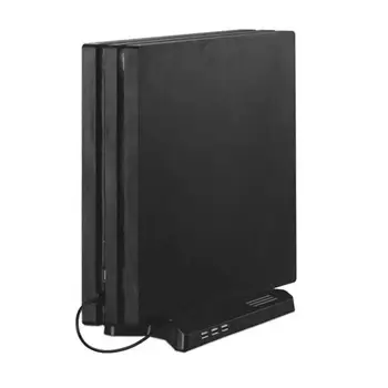 Vertikālā Statīva Dzesēšanas Ventilatoru Doks w/3 SB centrs Playstation PS4 Pro Console, Dzesēšanas Stends un USB HUB Sony PS4 Pro Spēle accessori 18770