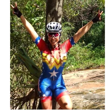 VEZZO vasaras dāmas sexy velosipēdu bodysuit īsām piedurknēm jumpsuit riteņbraukšana skinsuit velosipēdu drēbes roupa ciclismo sieviešu velosipēdu kleita