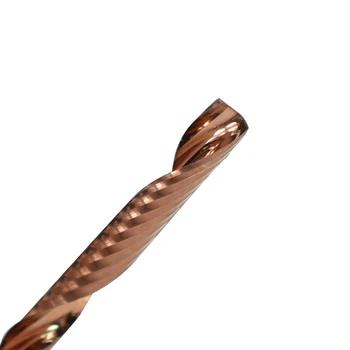 Viena Flauta 3.175 mm Kāta Spirāli, Frēzēšanas TiCN Karbīda Pārklājums Beigām Dzirnavas Alumīnija CNC Router Bitu Spirāli, PVC Kuteri