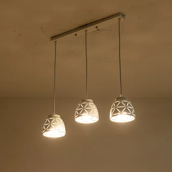 Viena galva un trīs galvas Kulons gaismas led ēdamistaba viesnīcas restorānā Ierodas Jauns stils 3x5w kārta led pendant lampas