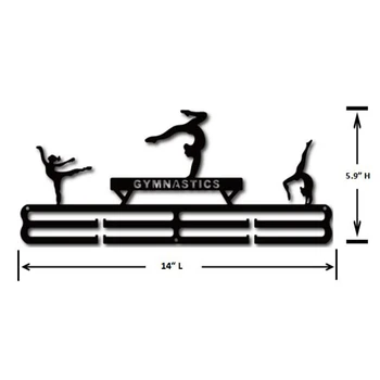 Vingrošana Medaļu Pakaramais Sporta Metāla Medaļu Display Rack Par Vingrotājs Mīļotājiem