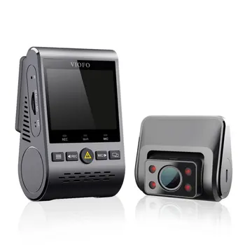Viofo A129 Duo IS Priekšā Un Interjera Dual Dash Cam Auto Fotokamera 5 ghz Wi-Fi, Full HD 1080P Buferēts Autostāvvieta Režīmā Uber Lyft Taksometru