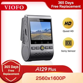 VIOFO A129 Plus Auto DVR Dash Cam Auto Video Reģistratoru, Quad HD Nakts Redzamības Sony Sensors 2K 60fps DashCam GPS DVR ar Parking Režīmā