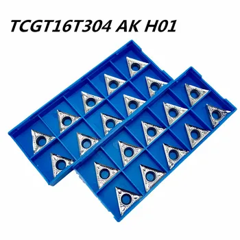 Virpas instrumentu TCGT16T304/308 AK H01 augstas kvalitātes karbīda alumīnija asmens metāla virpošanas instrumenti, TCGT16 frēzēšanas frēzēšanas instruments