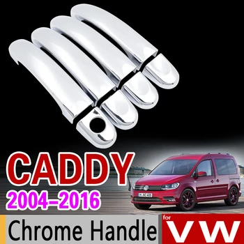 VW Caddy 2004. - 2016. gadam 2K Chrome Roktura Vāciņš Melns, par Volkswagen 2005 2007 2009 2011 Piederumi Uzlīmes Car Styling