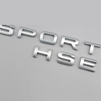 Vēstules Sport Hse Bagāžnieka Tailgate Plāksnītē LOGO Land Rover Range Rover