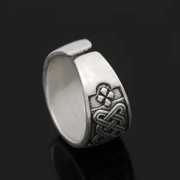 Vīrieši amuletu slāvu viking gredzens ar dāvanu maisu