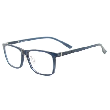 Vīrieši Taisnstūra Elastīgas Plastmasas Viegls TR90 Datoru Brilles Sievietēm Brilles Ar Anti Zilās Gaismas 40141