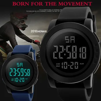 Vīriešu rokas Pulkstenis Analog Militārās Armijas Sporta LED skatīties vīrieši elektronisko vīriešiem ciparu pulkstenis ūdensizturīgs fitnesa pulksteņi