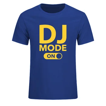 Vīriešu T-krekls DJ Režīms T Krekli Vīriešu Kokvilnas Smieklīgi Dizains Print Vīriešiem ar Īsām Piedurknēm T-krekls Homme Camisetas Hip Hop Top Tees