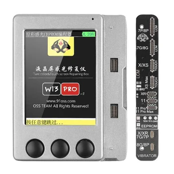 W13 Pro V2 iPhone 11Pro max XR XS Max Taisnība Signālu Gaismas Sensors Remonts Čipu Programmētājs Akumulatoru Datu Austiņu Remonts Testeris