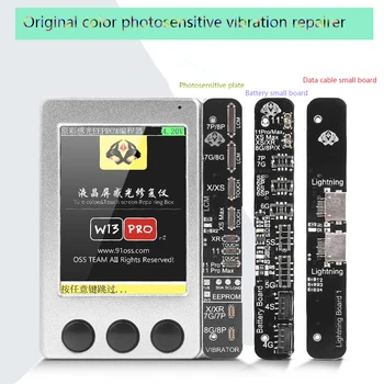 W13 Pro V2 iPhone 11Pro max XR XS Max Taisnība Signālu Gaismas Sensors Remonts Čipu Programmētājs Akumulatoru Datu Austiņu Remonts Testeris