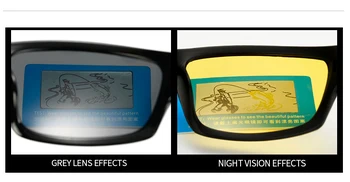 WarBLade Nakts Redzamības Brilles, Vadītāja Braukšanas Nakts Redzamības brilles Braukšanas Dzeltenā Objektīva Classic Anti Glare Redze, Vadītāja Drošības 60295