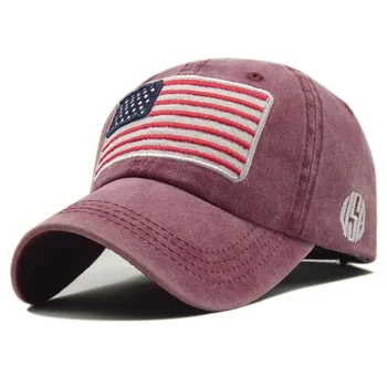 Wholsale Modes ASV Karoga Maskēties Beisbola cepure Vīriešiem, Sievietēm Snapback Cepure Armijas Amerikāņu Karogu Kaulu Trucker Augstas Kvalitātes Gorras