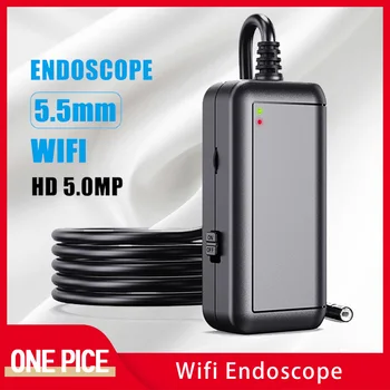Wifi Endoskopu 5.5 mm 5MP HD Ūdensizturīgs Borescope USB 2m/5m pusstingrām Kabeļu Čūska Kameru, IOS, iPhone, Android Viedtālrunis PC B1 71799
