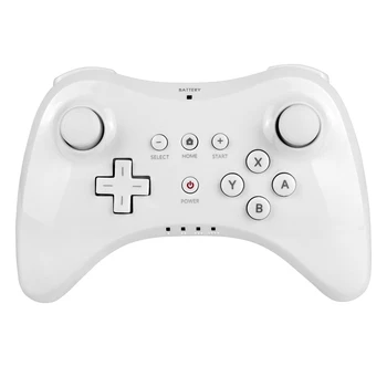 Wii U Kontrolieris, Bezvadu Bluetooth Kontrolieris Gamepad Wii U Pro Kontrolieris ar USB Uzlādes Kabelis 8270