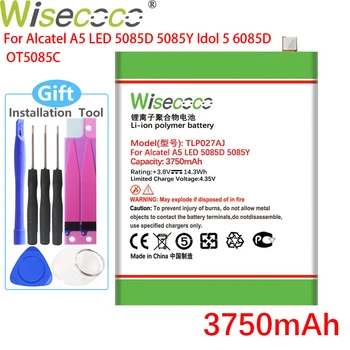 Wisecoco TLp027AJ 3750mAh Akumulatoru ALCATEL A5 LED 5085D 5085Y Tālruni