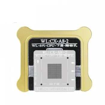 WL BGA Reballing Trafaretu Komplekts iPhone 6G 6S 7.G 8G X XS XSMAX A7 A8 A9 A10 A11 A12 A13 CPU Zemāku Lodēšanu