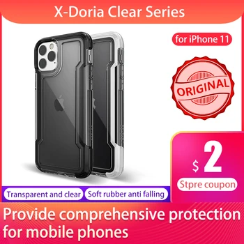 X-Doria Aizsardzības Skaidrs, Tālrunis Lietā Par iPhone 11 Pro Max Militārās Pakāpes Kritums Pārbaudīta Lieta Cover iPhone 12Pro Aizsardzības Coq 9982